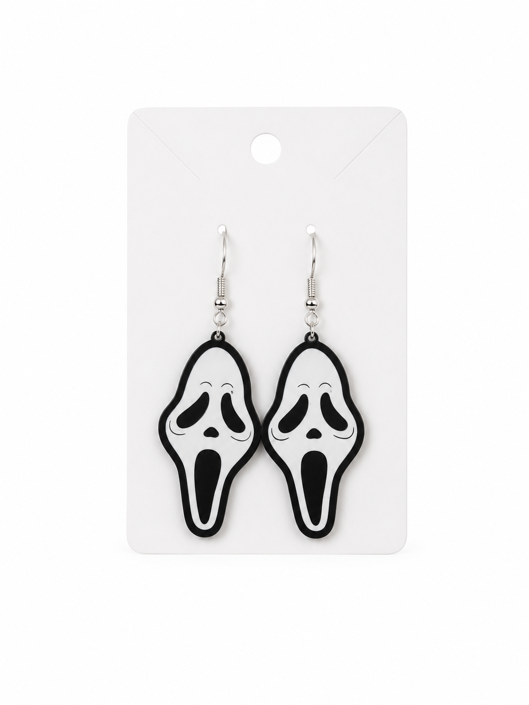 Ghost Face Earrings